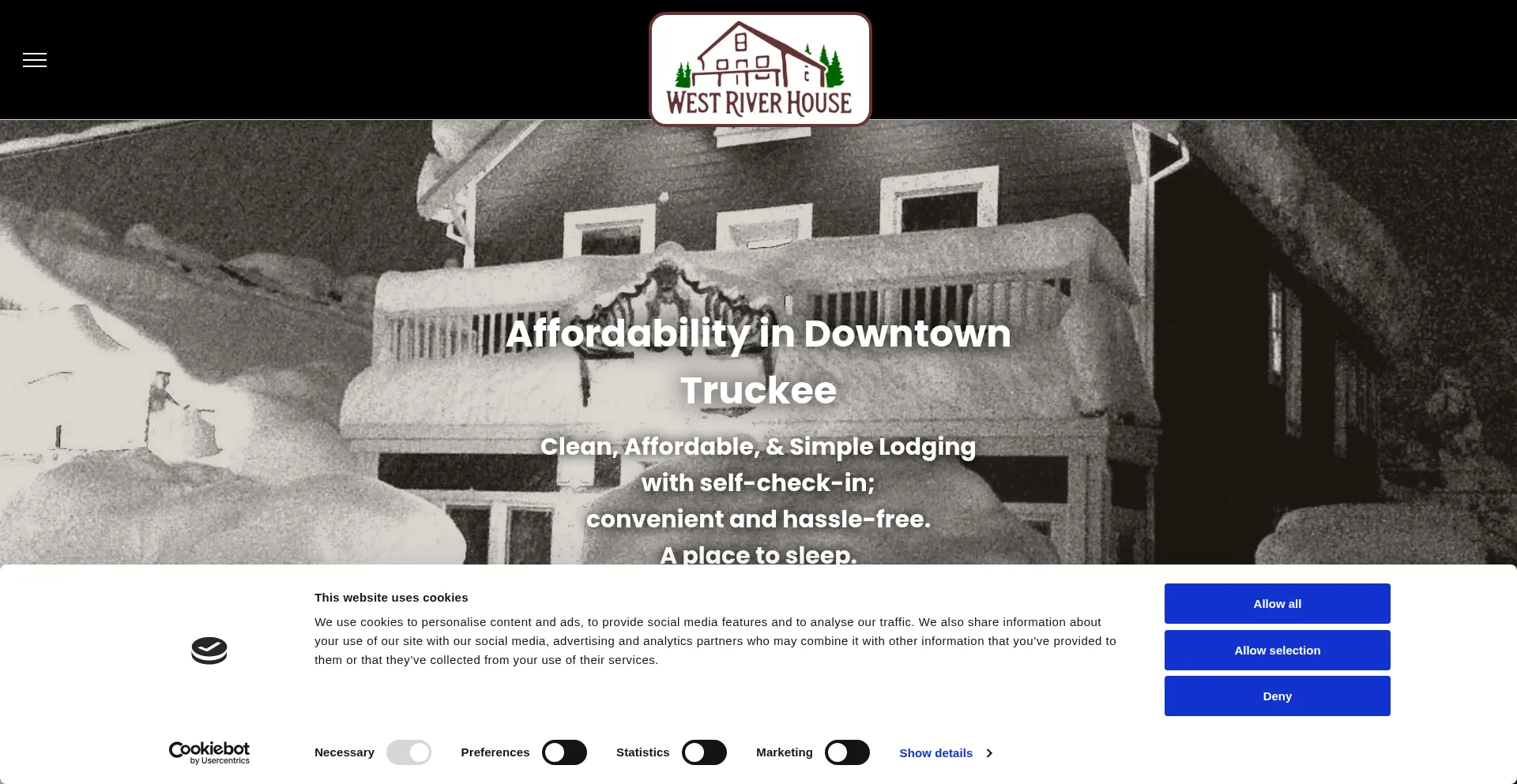 Website screenshot of Wriverhouse.com
