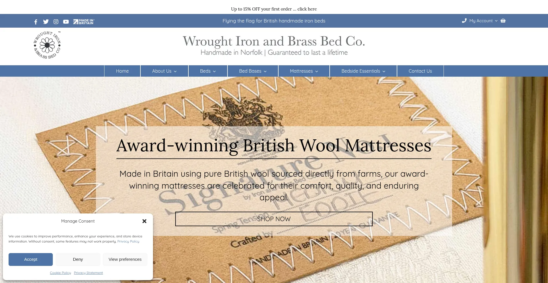 Wroughtironandbrassbed.co.uk