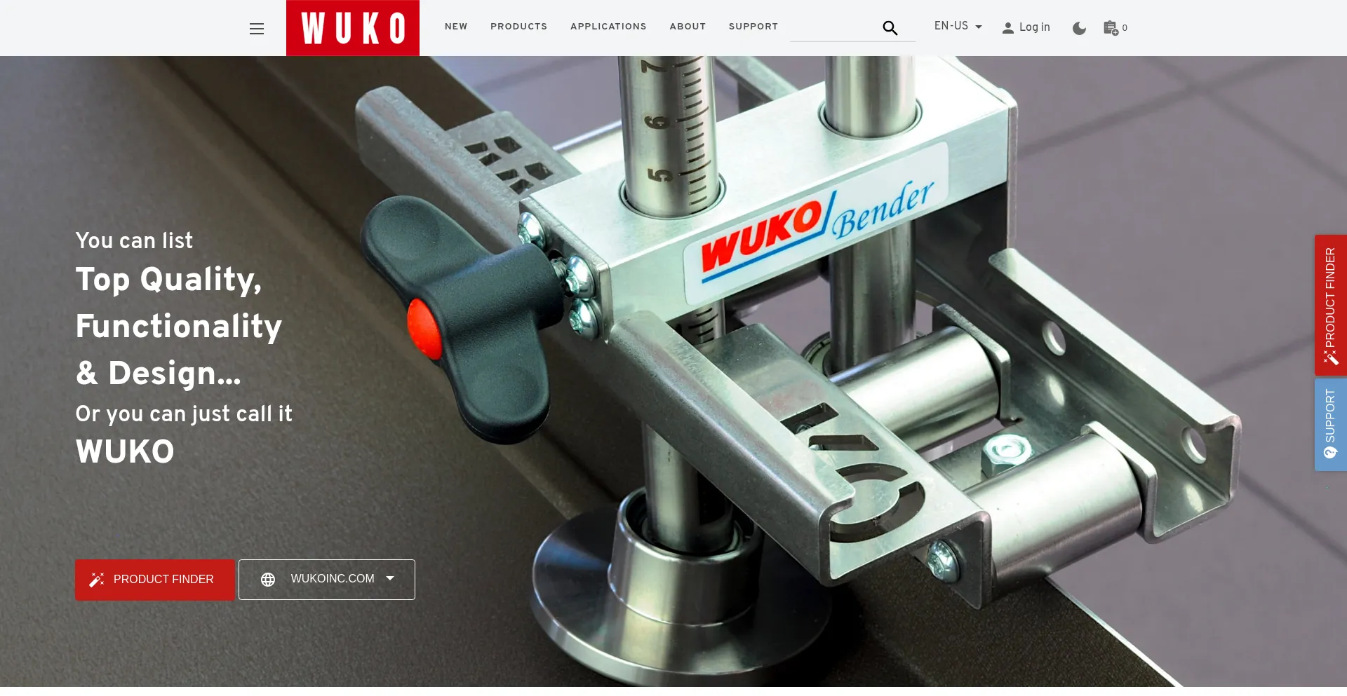 Website screenshot of Wuko.at