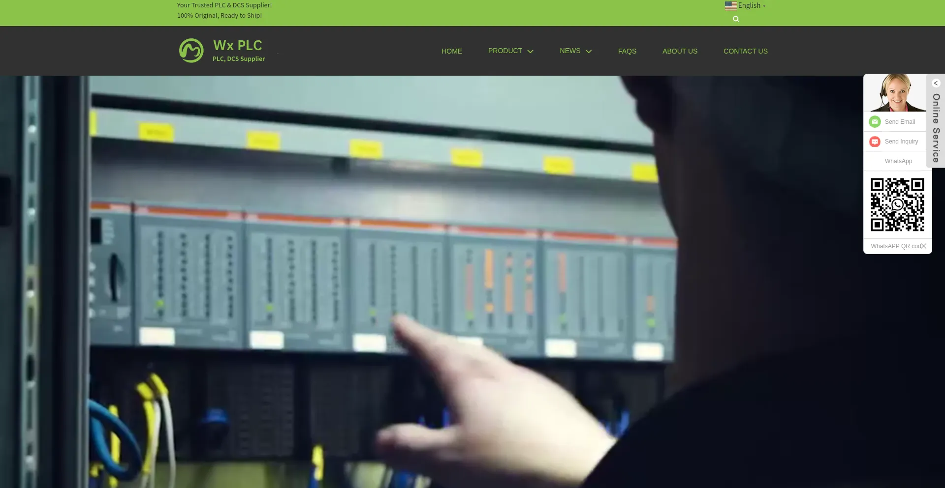 Website screenshot of Wxplc.com