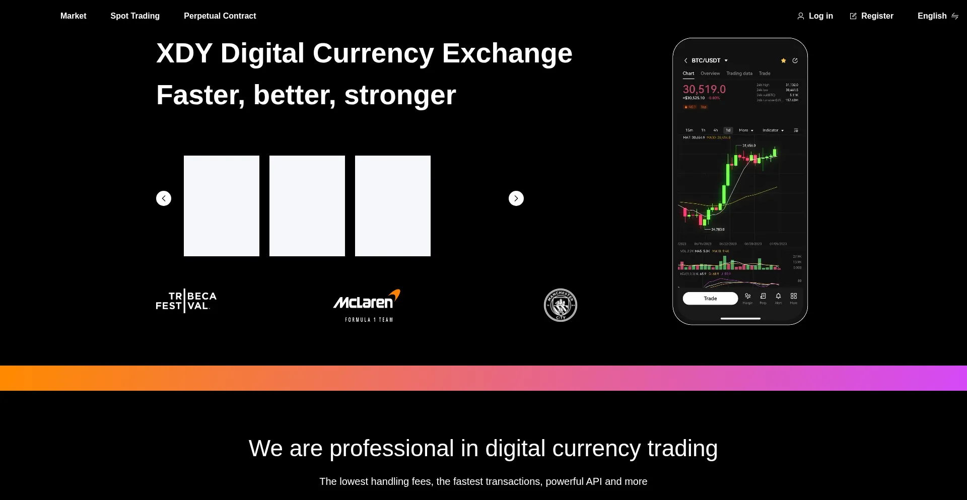 Website screenshot of Xdycoinsite.com
