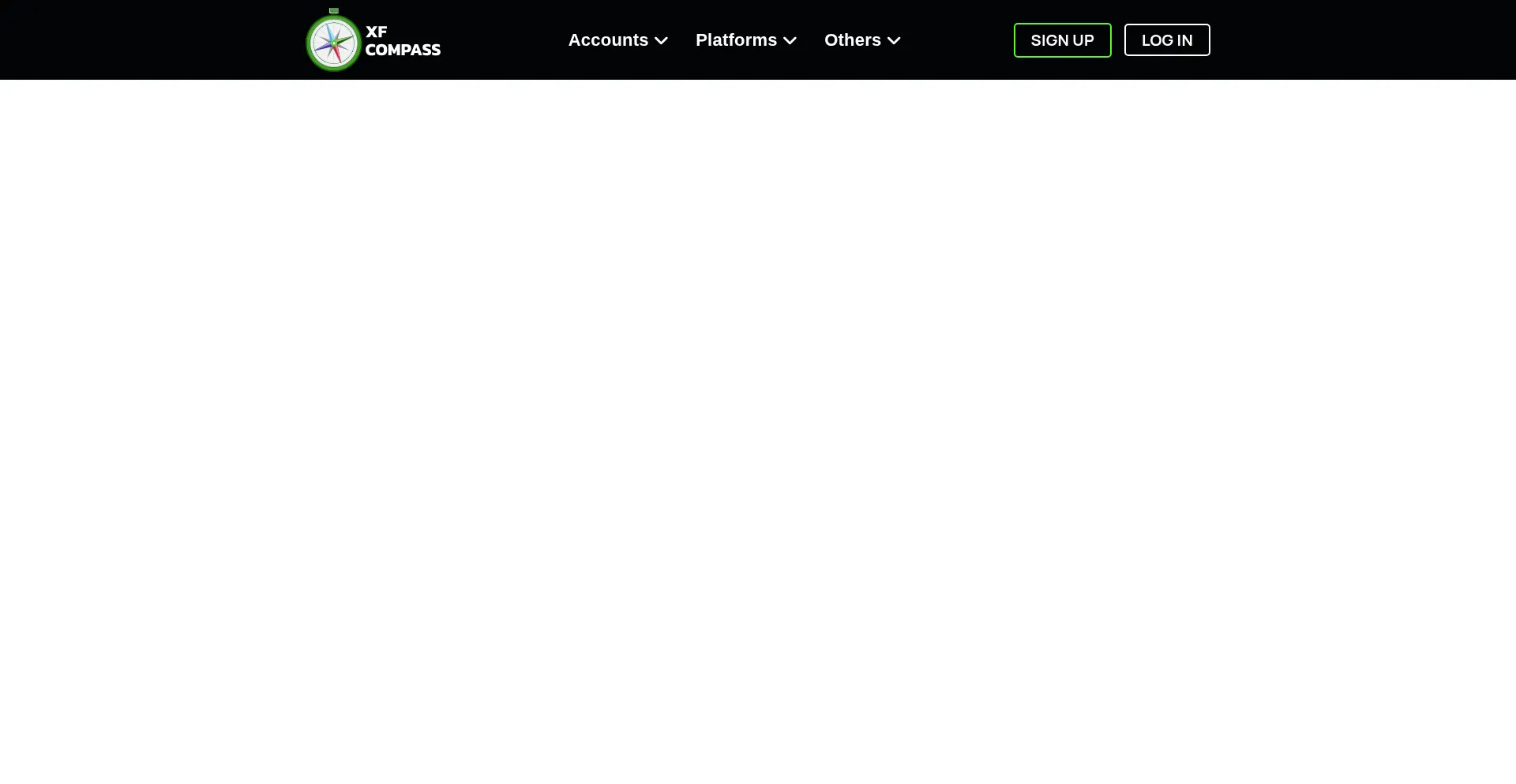 Website screenshot of Xfcompass.com