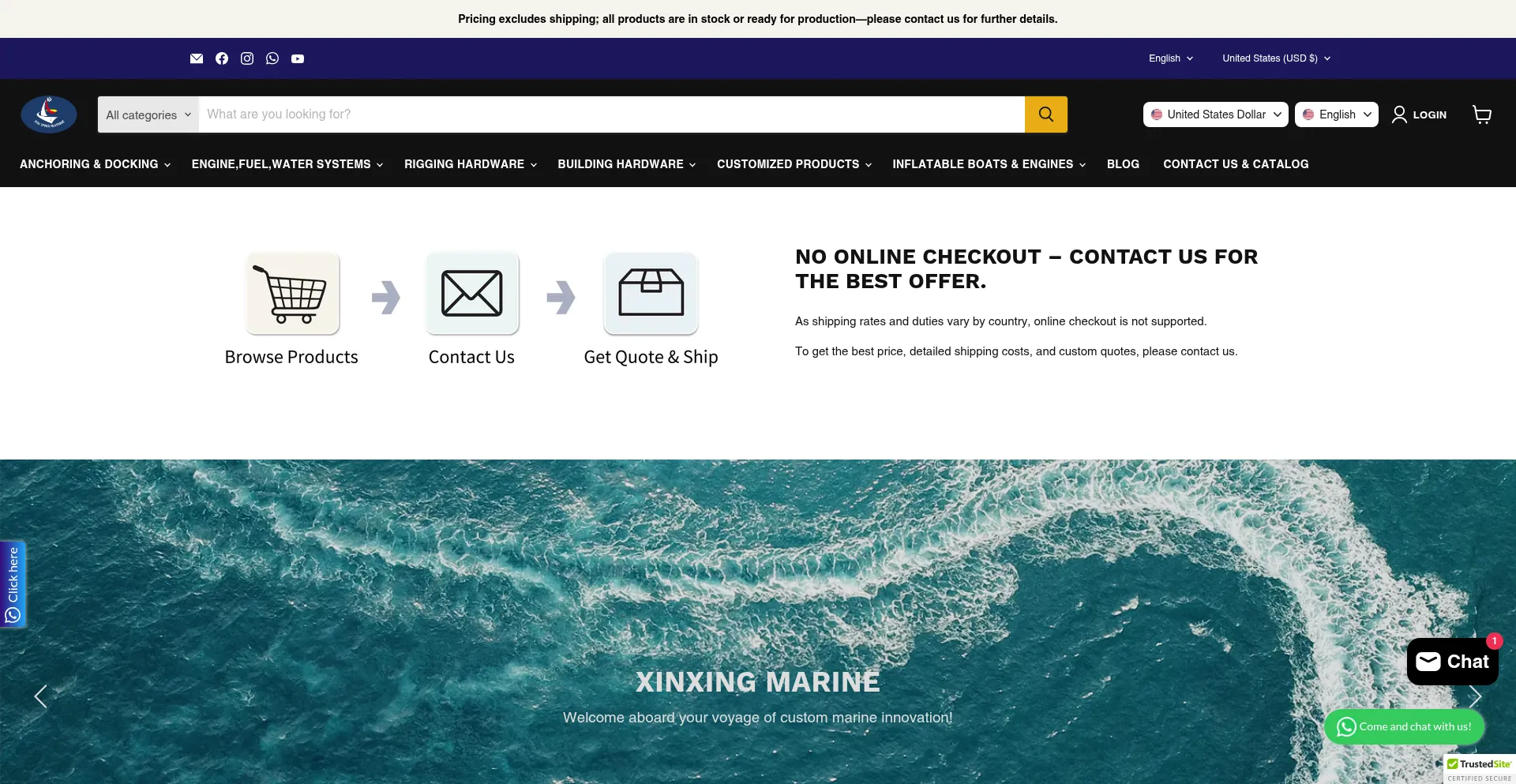 ¿És Seguro y Confiable Xinxingmarinemfg.com?