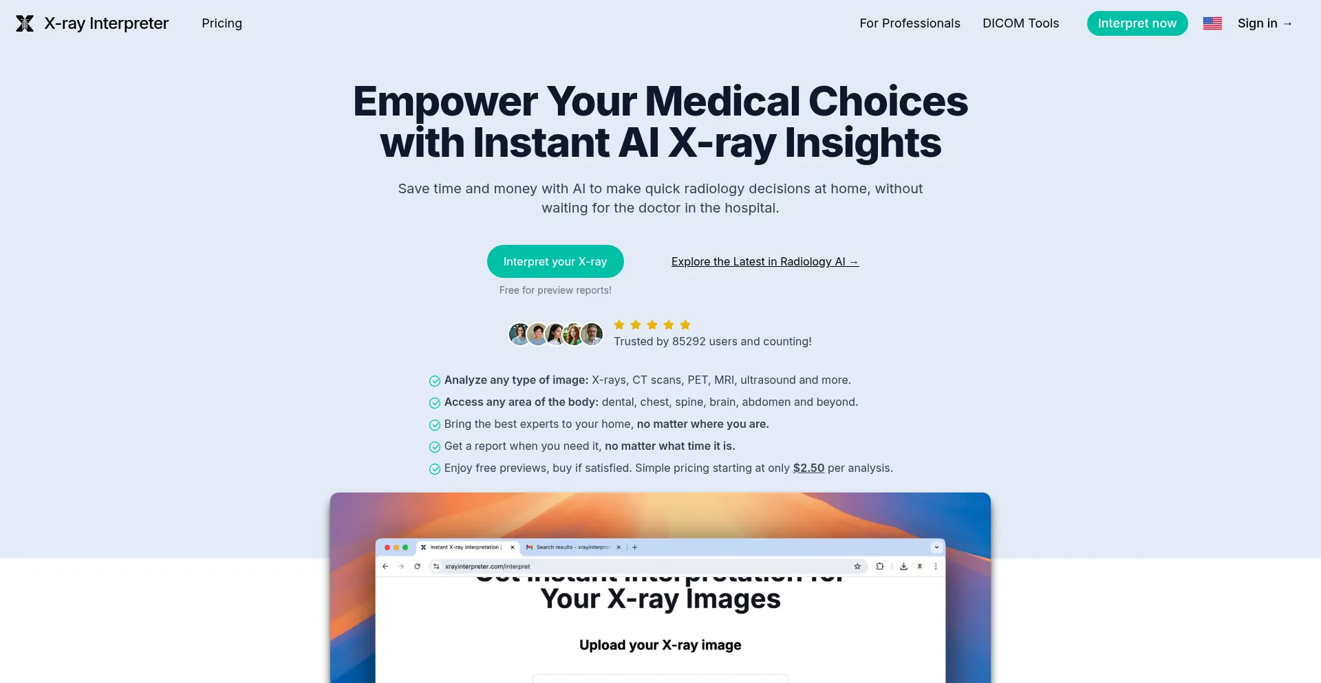 ¿És Seguro y Confiable Xrayinterpreter.com?