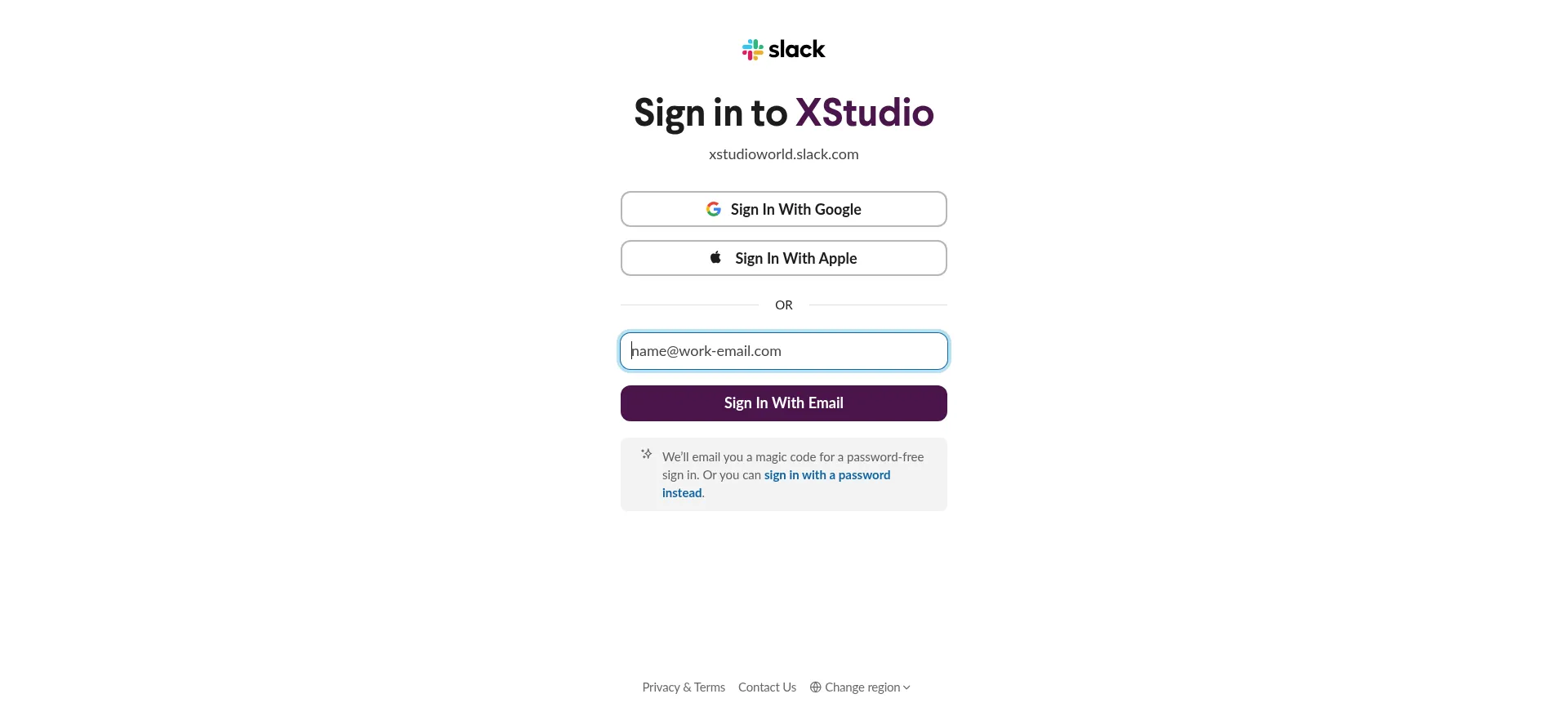 Xstudioworld.slack.com