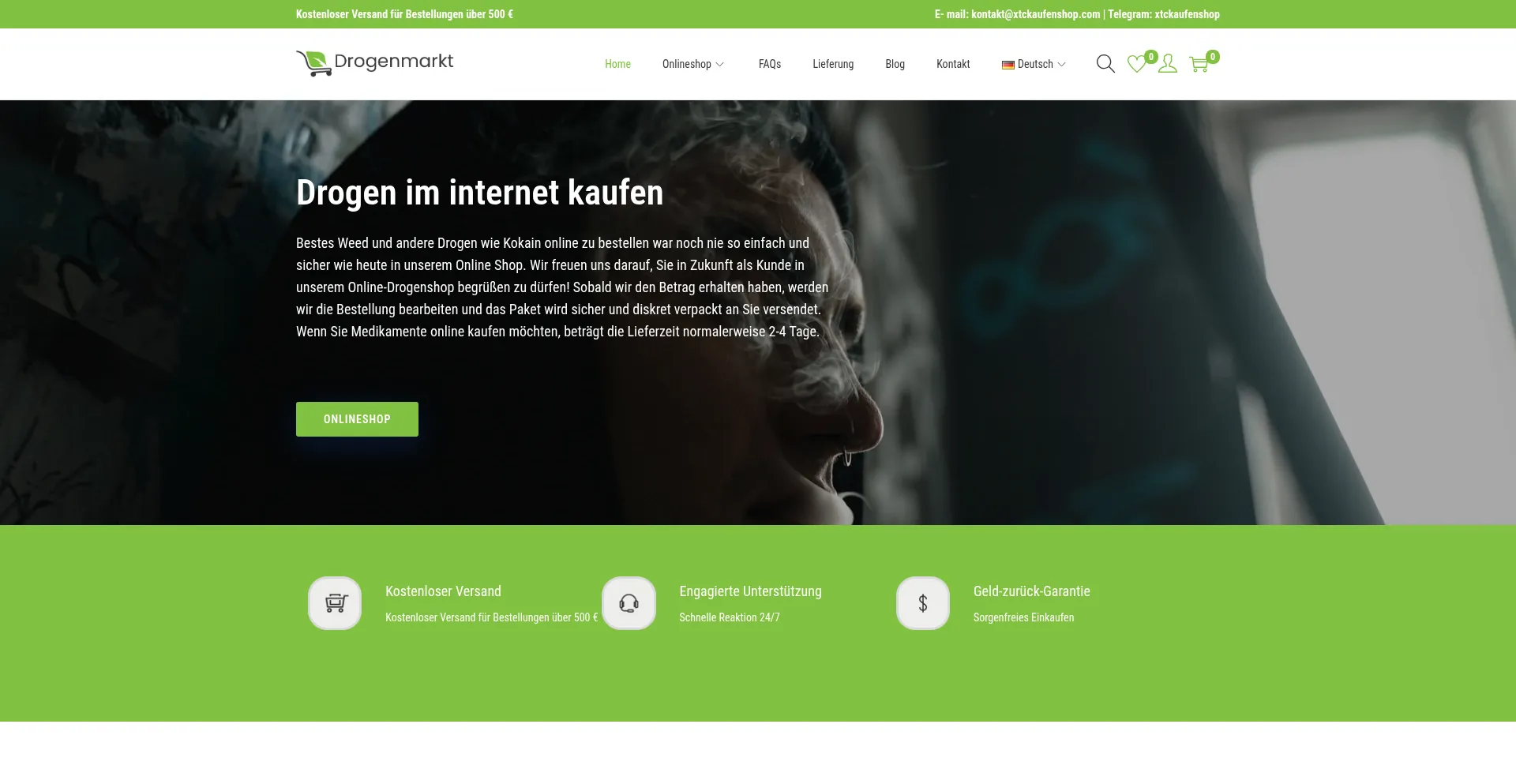 Website screenshot of Xtckaufenshop.com