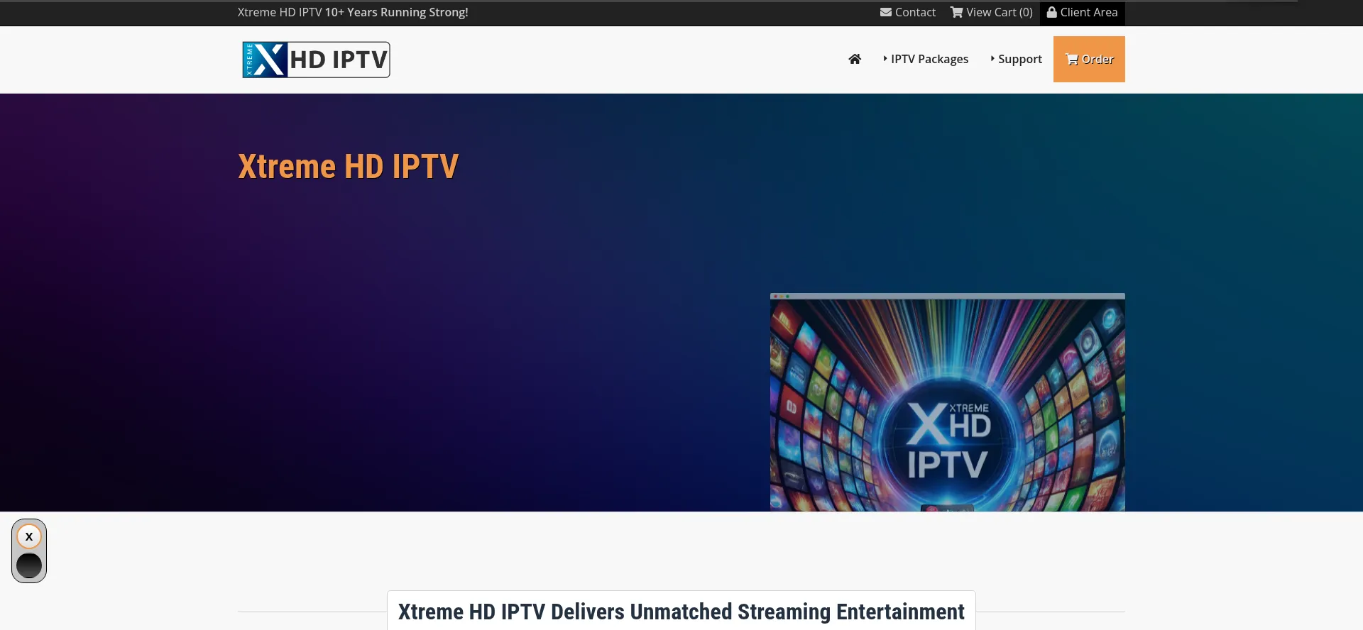 Website screenshot of Xtremediscount.net