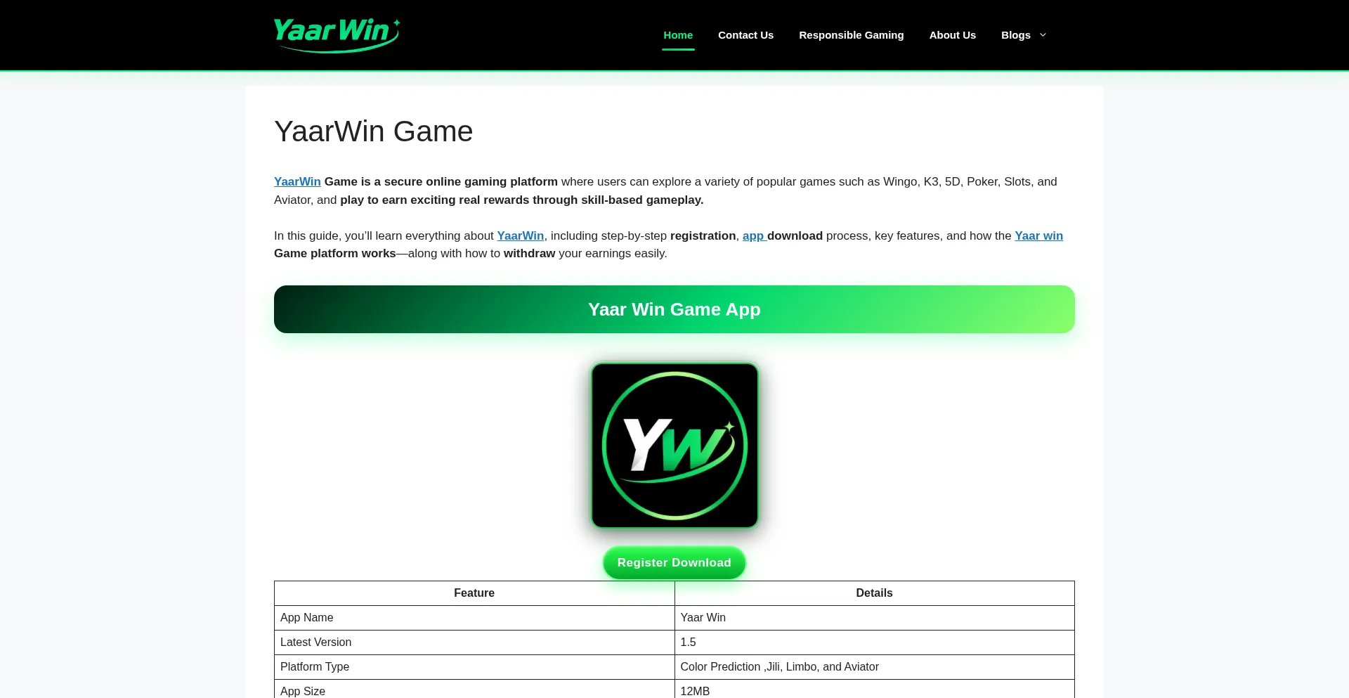 Yaarwin.game
