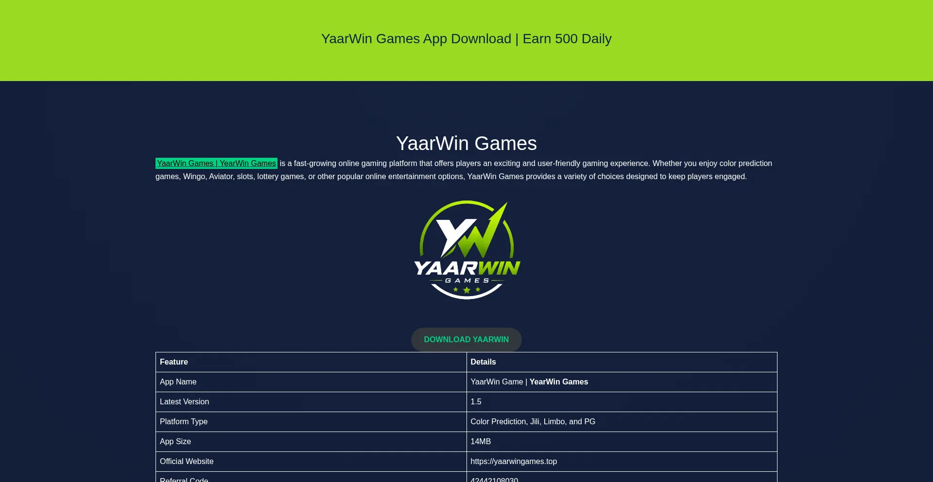 Yaarwingames.top