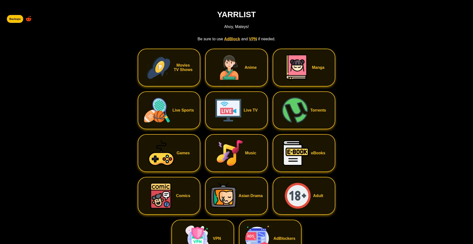 Yarrlist.xyz