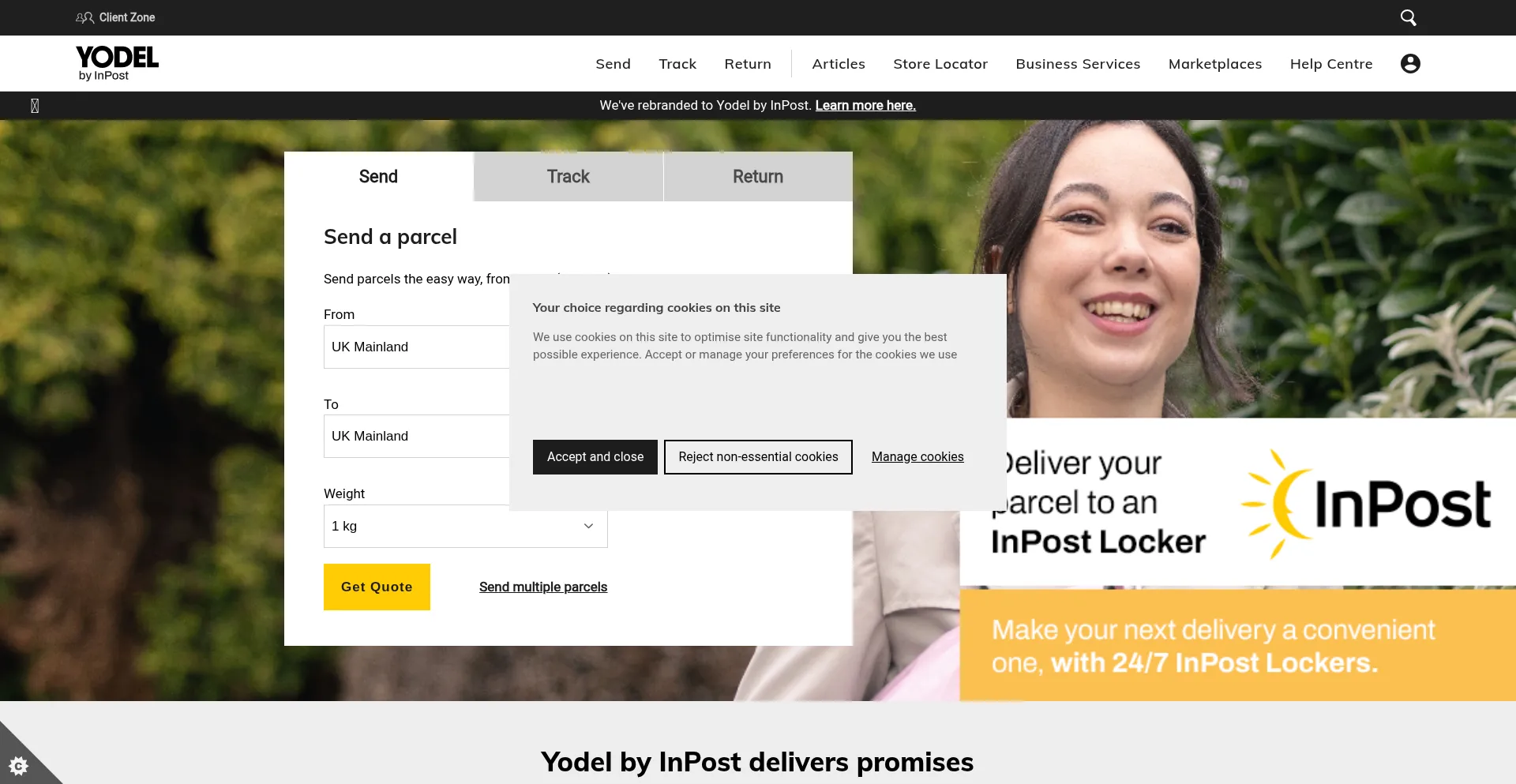 ¿És Seguro y Confiable Yodel.co.uk?