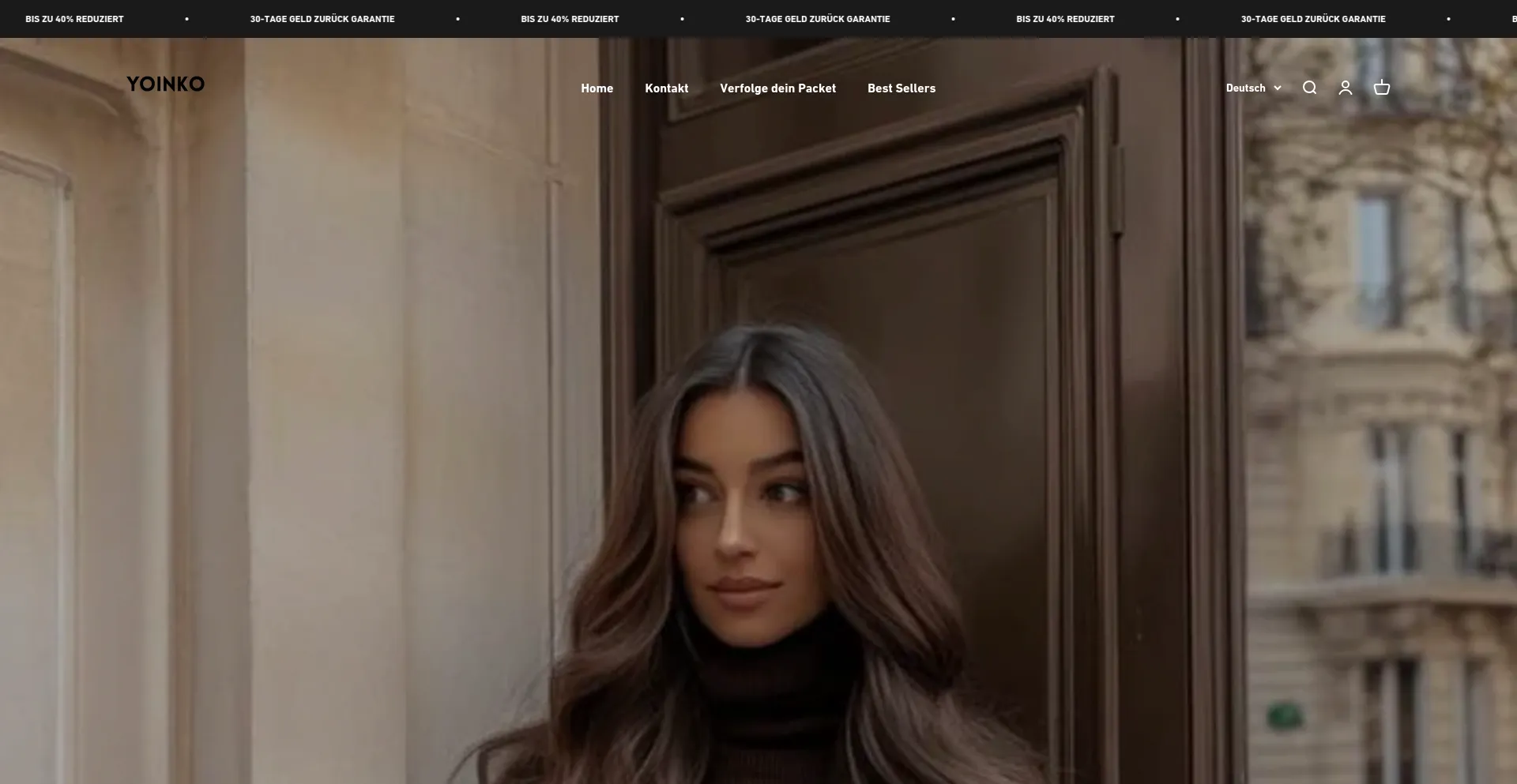Website screenshot of Yoinko.de