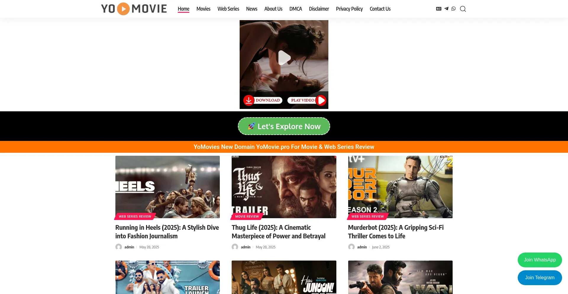 ¿És Seguro y Confiable Yomovie.pro?