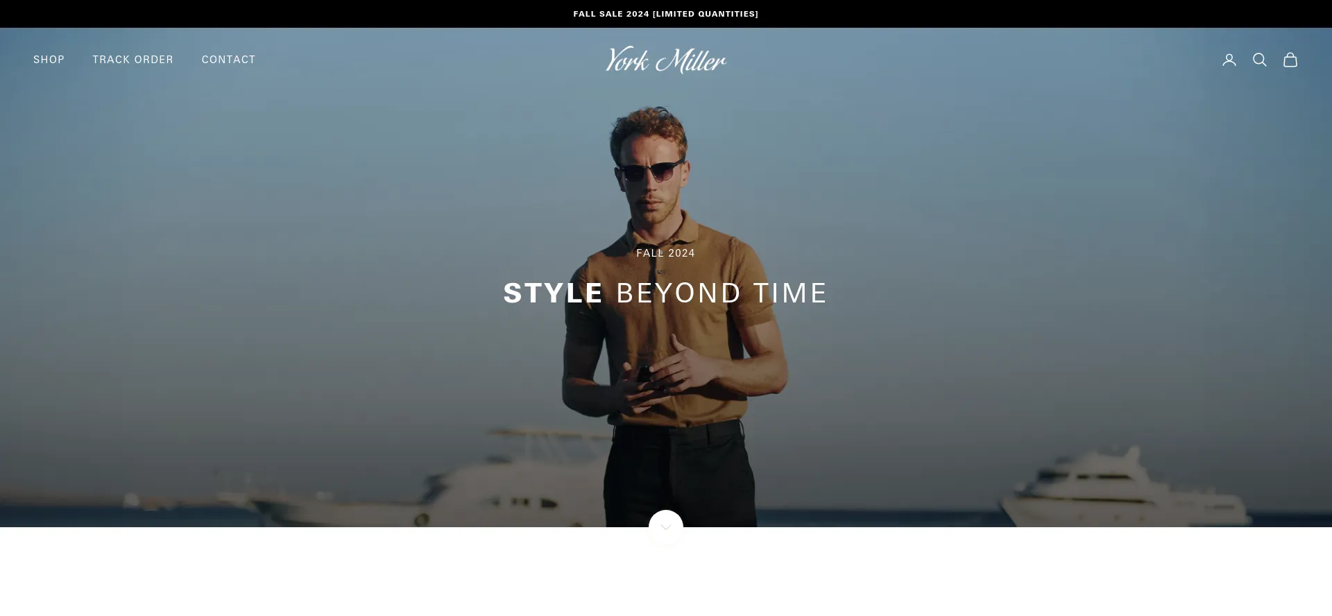 Website screenshot of Yorkmiller.com