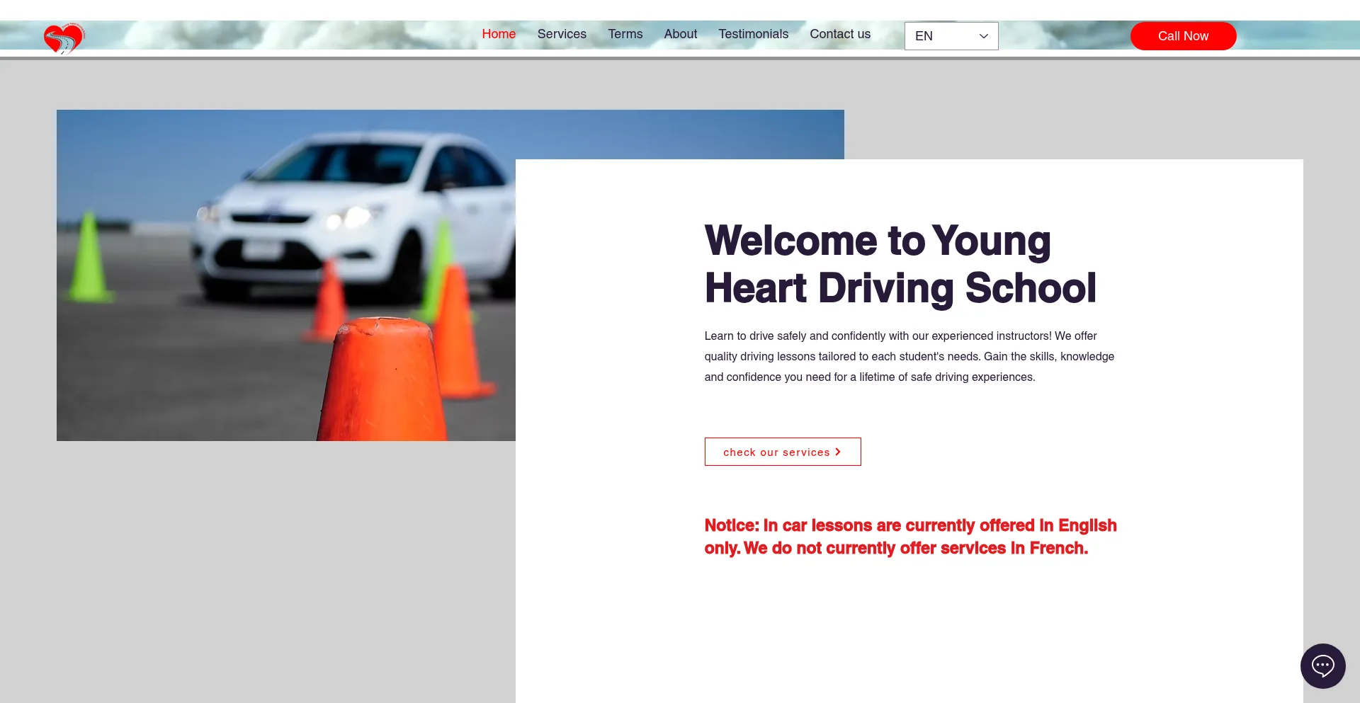 ¿És Seguro y Confiable Youngheartdriving.ca?