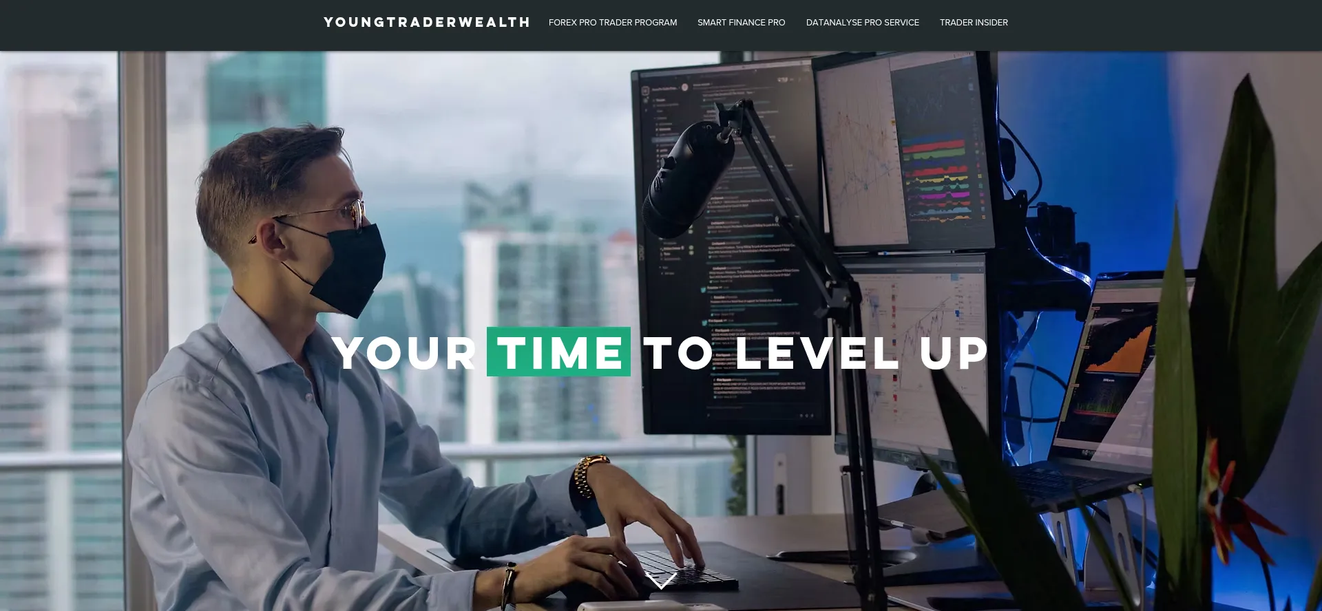 Website screenshot of Youngtraderwealth.com