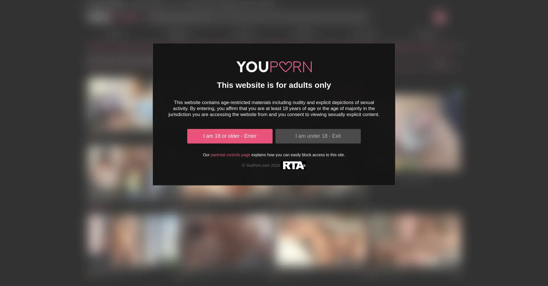 Website screenshot of Yourporn.sexy