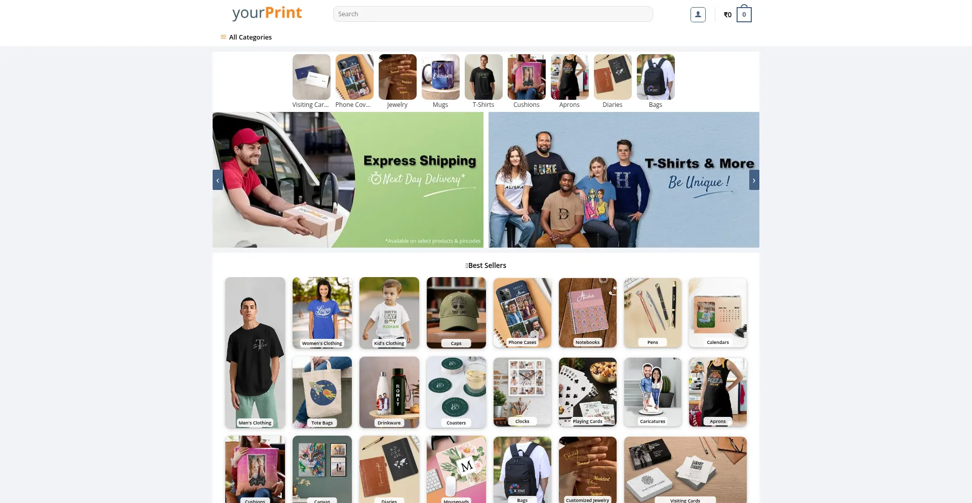 ¿És Seguro y Confiable Yourprint.in?
