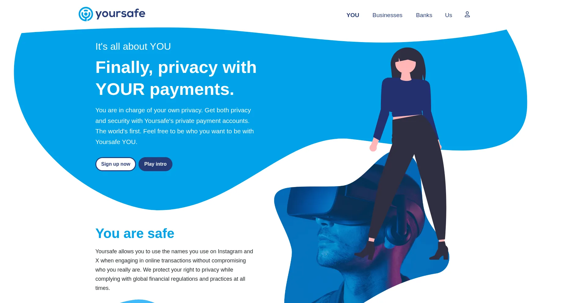 Yoursafe.com Screenshot