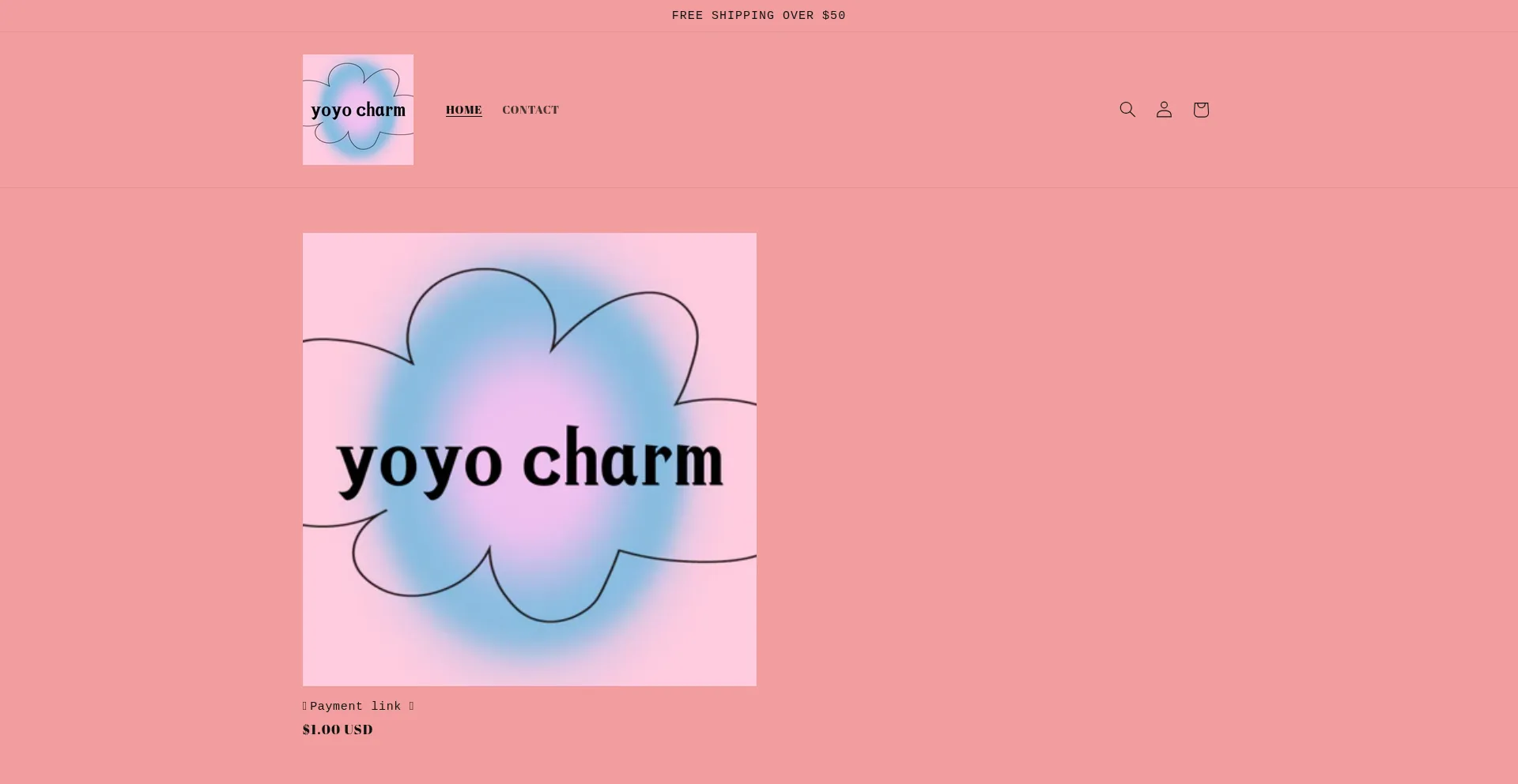 Website screenshot of Yoyocharm.com