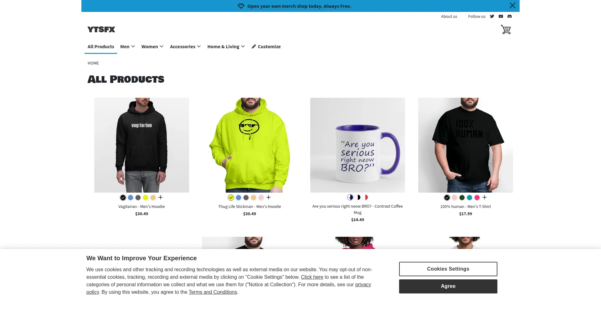 Ytsfx.myspreadshop.com