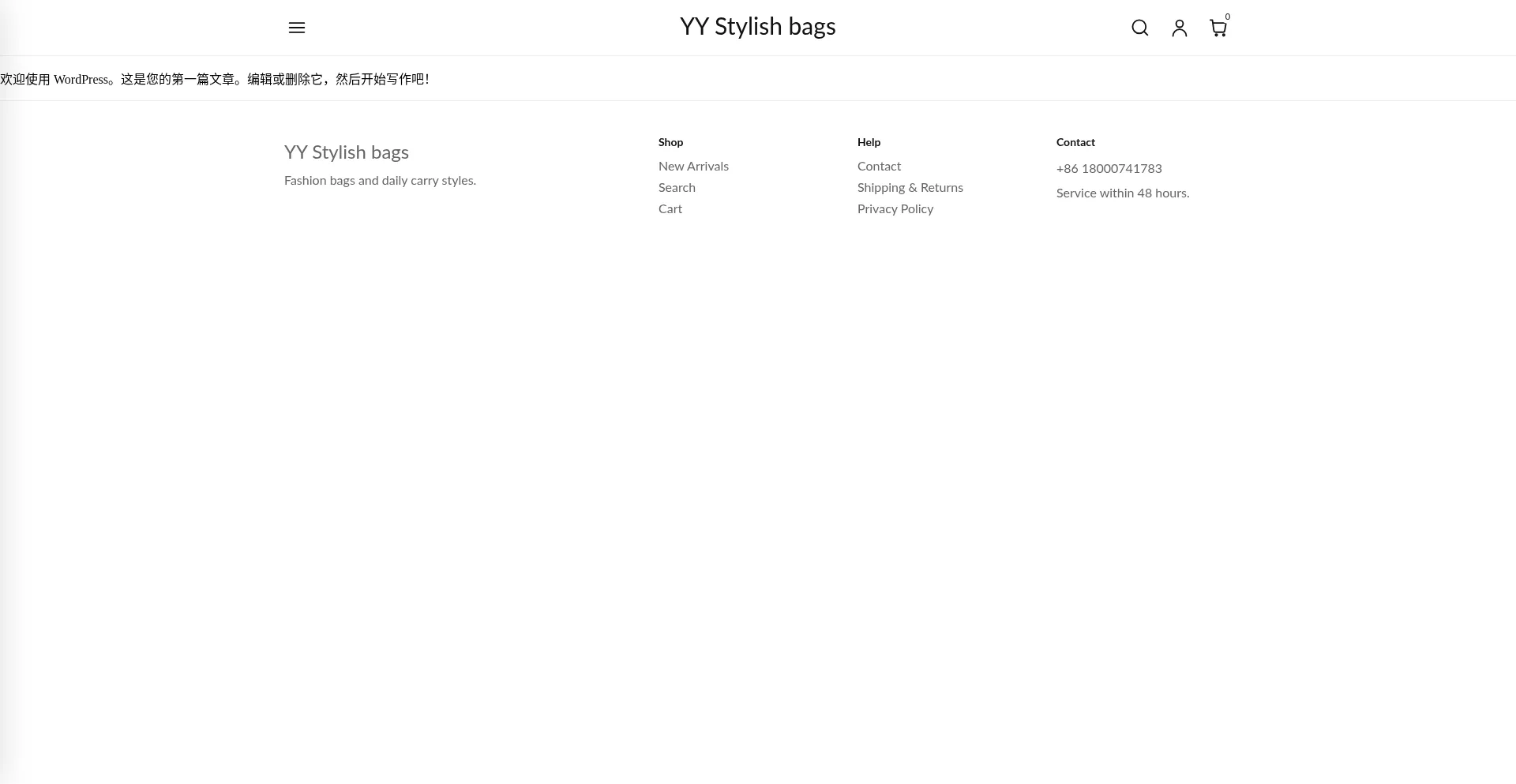 Yystylishbags.com
