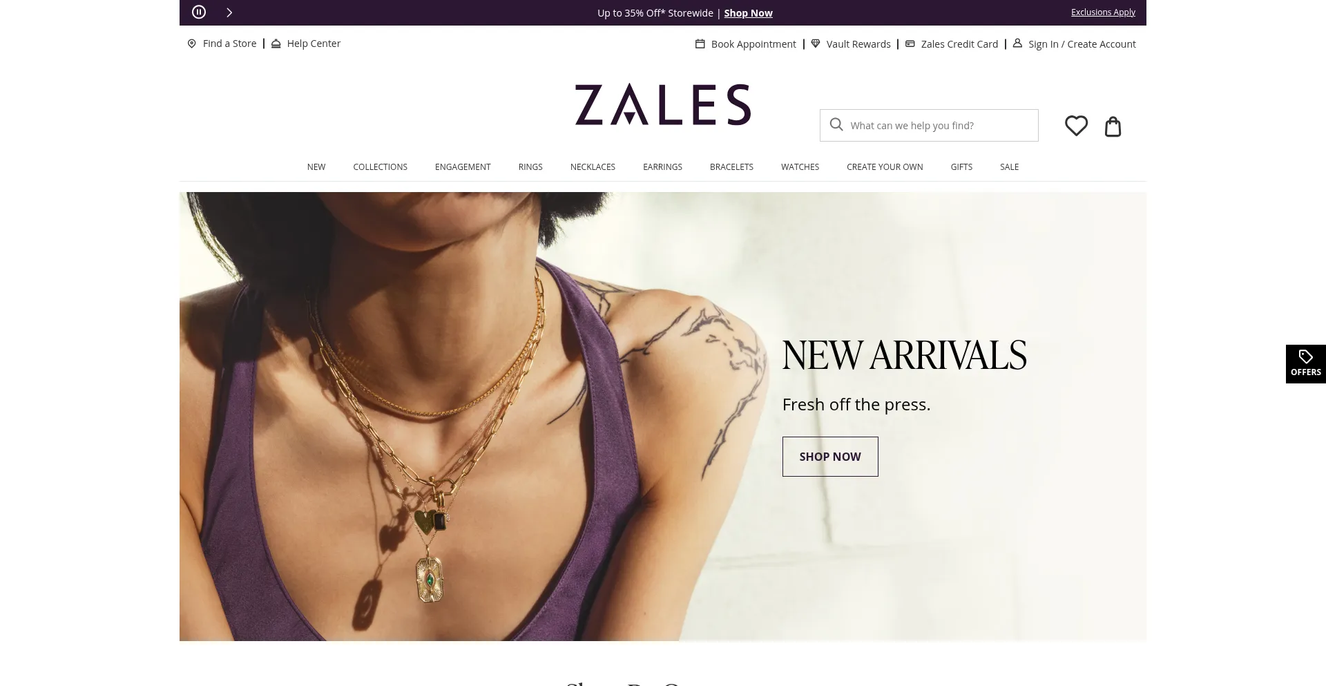 Zales.com Screenshot