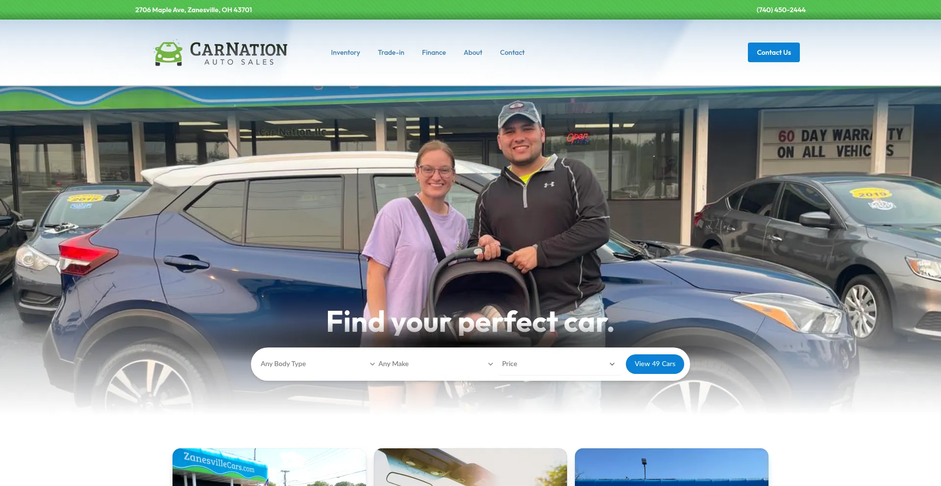 ¿És Seguro y Confiable Zanesvillecars.com?