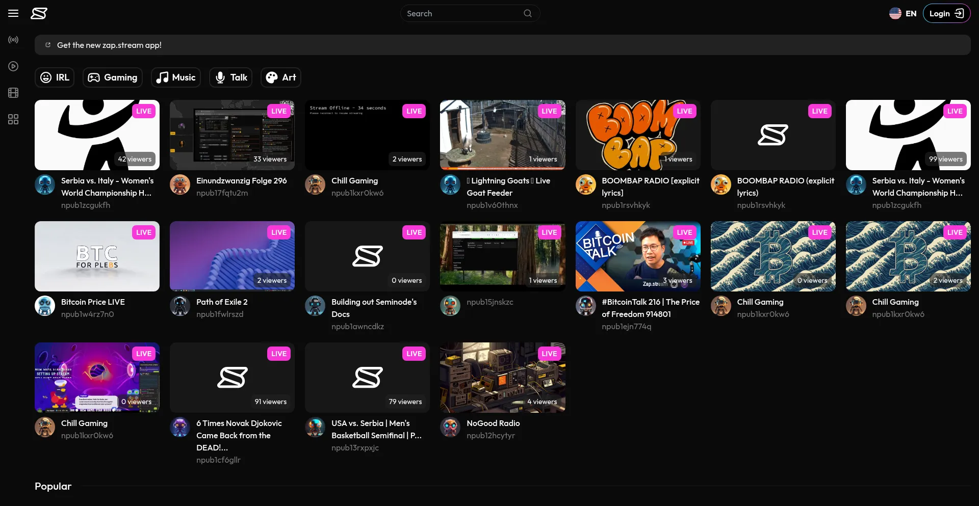 ¿És Seguro y Confiable Zap.stream?