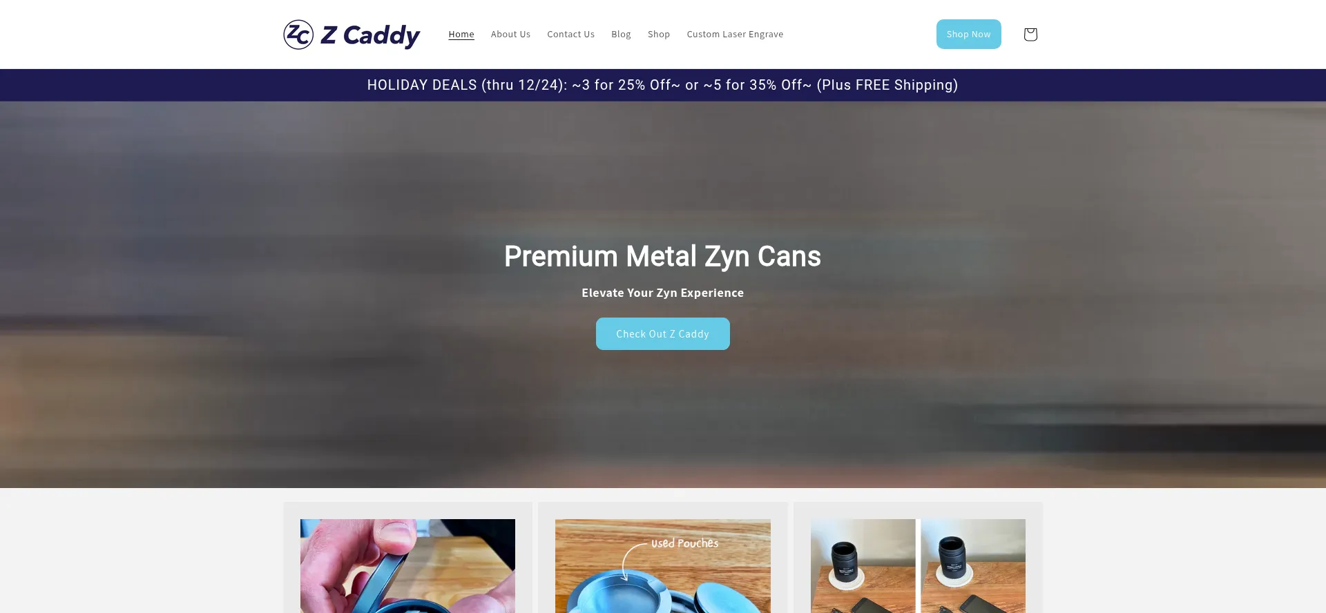 Zcaddystore.com