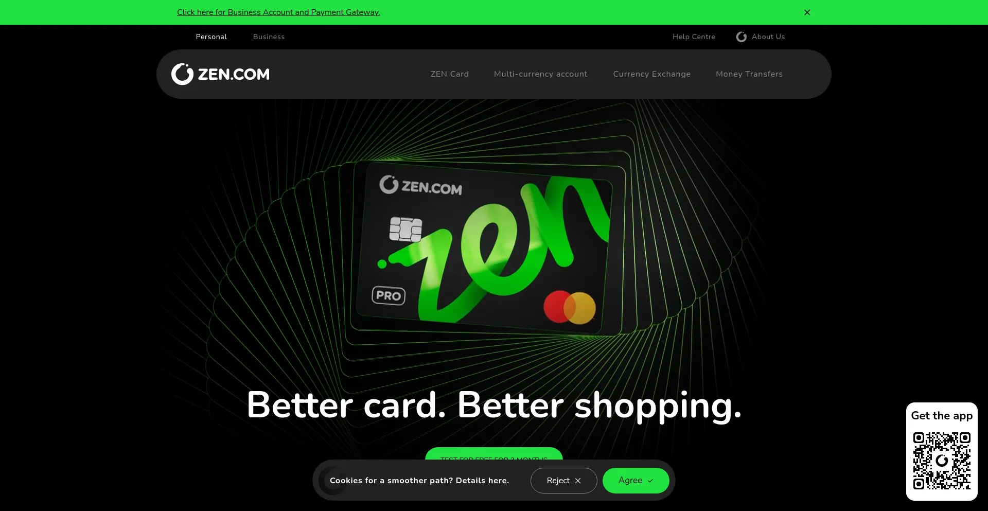 Zen.com Screenshot