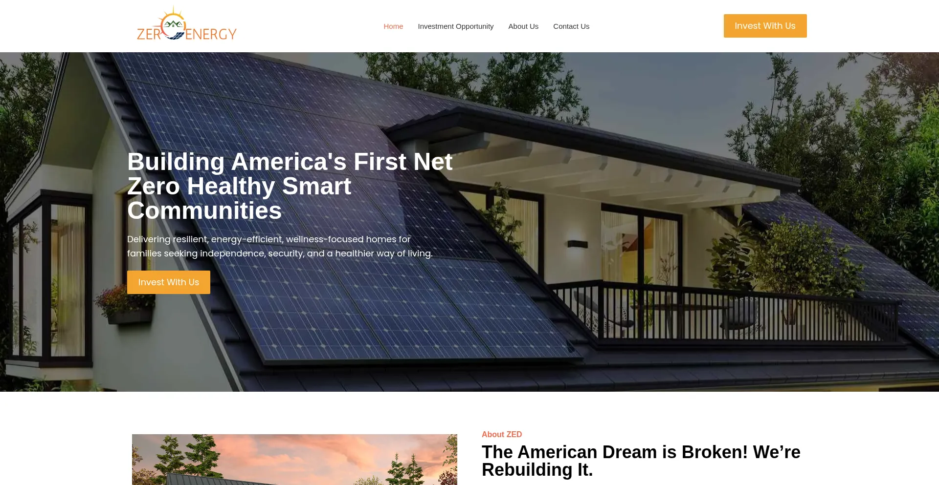 Zendevhomes.com Screenshot