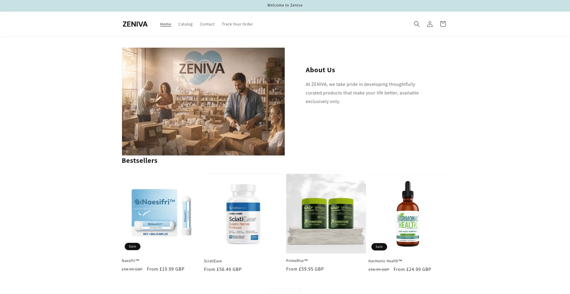 Zenivacare.com