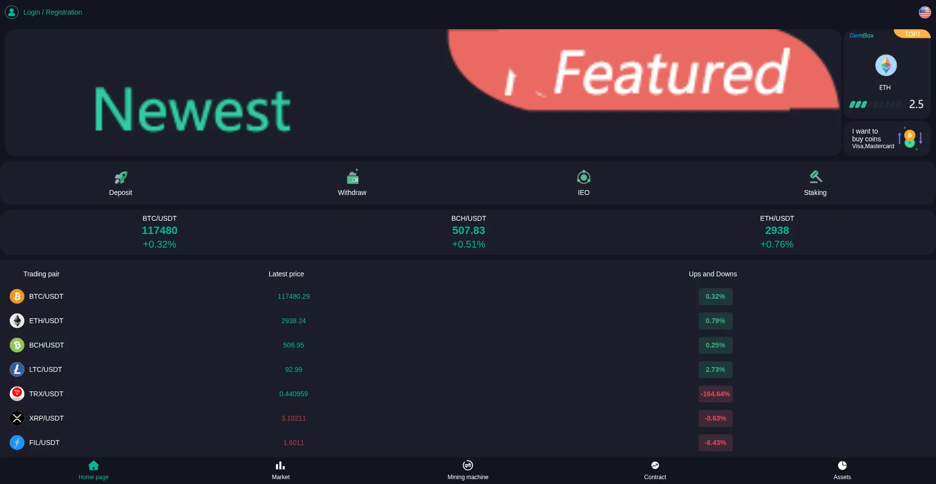 Website screenshot of Zephyrobit.vip