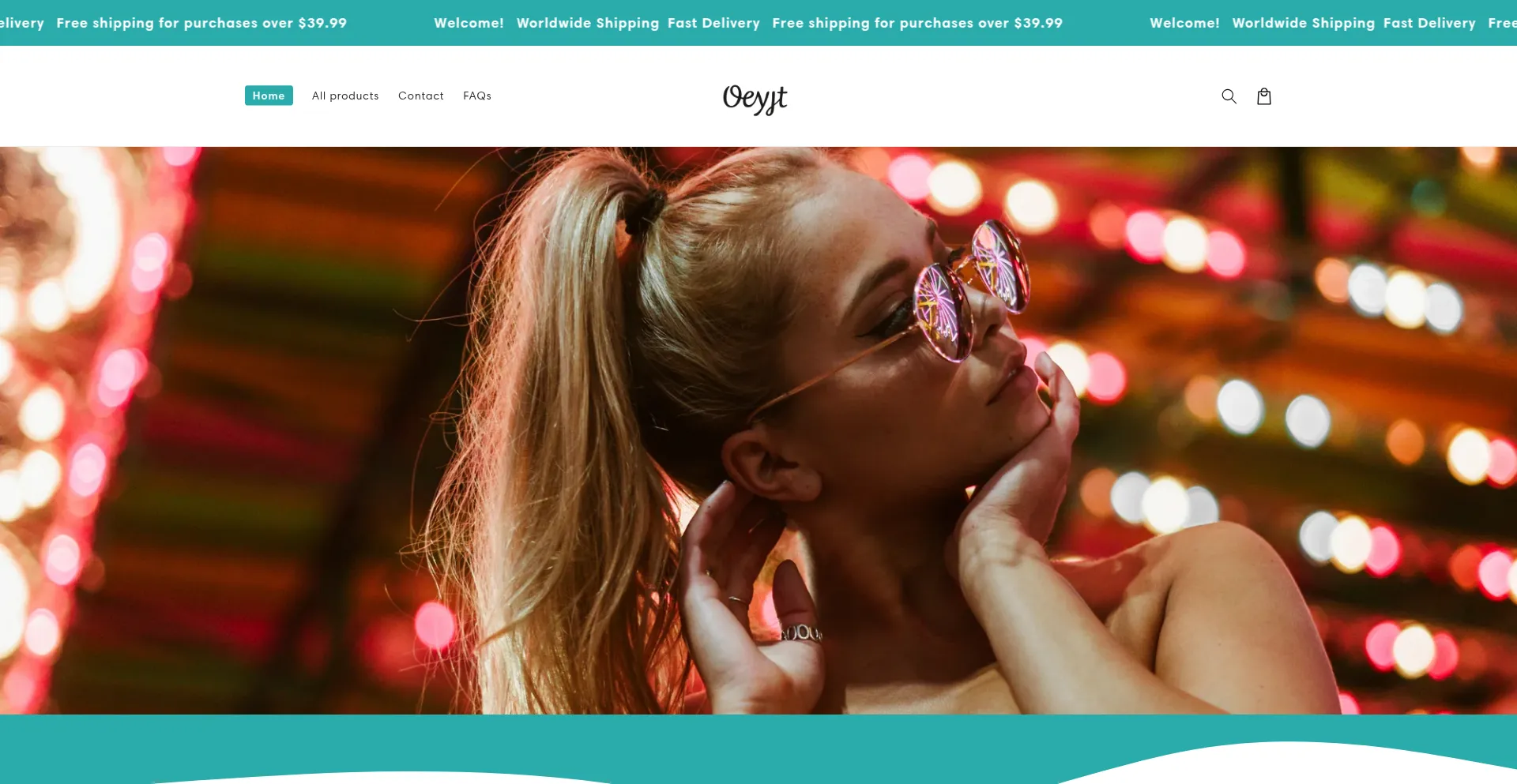 Website screenshot of Zestylight.com