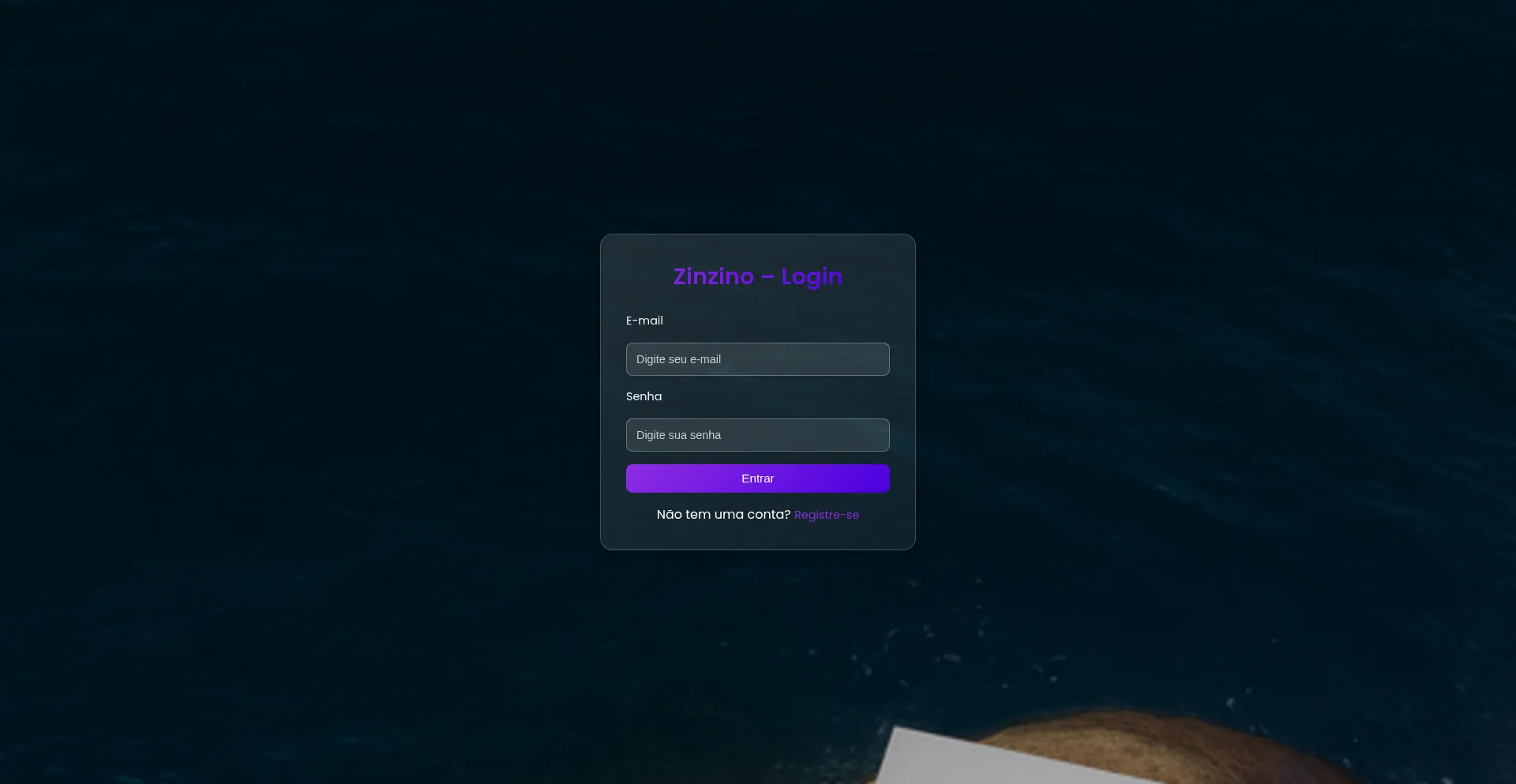 Website screenshot of Zinzino.onrender.com