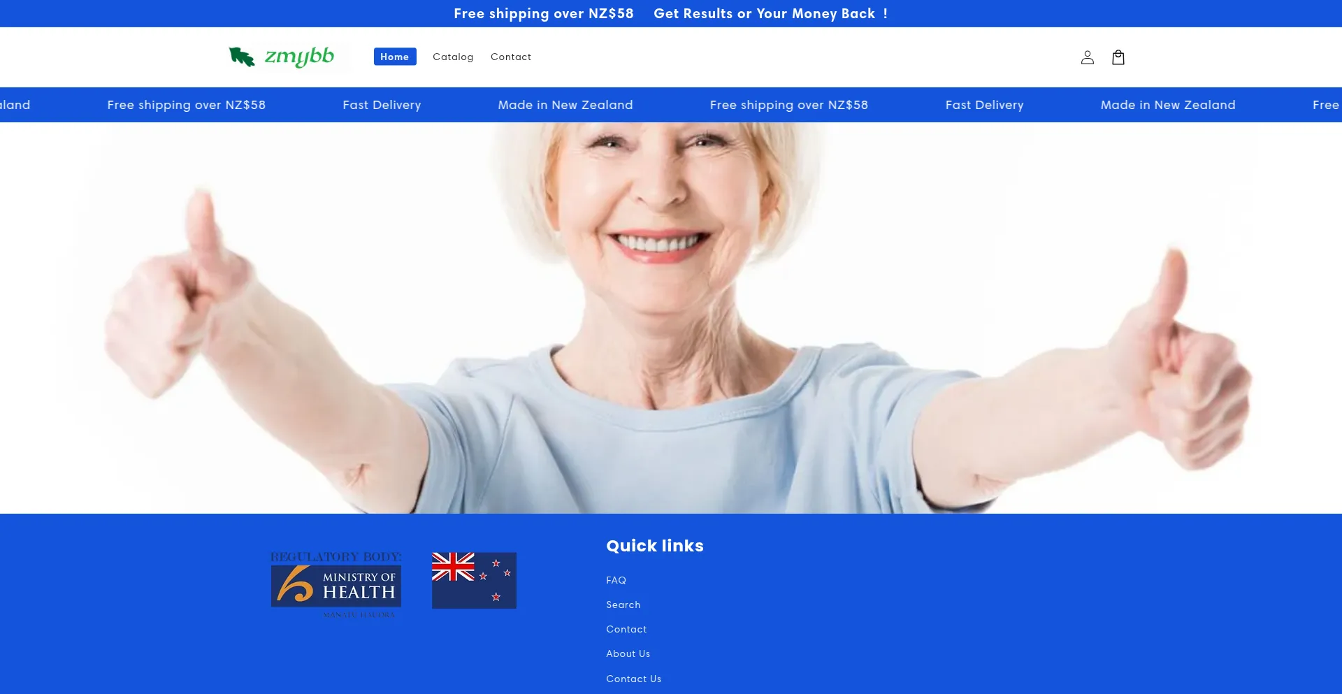 Website screenshot of Zmybb.com