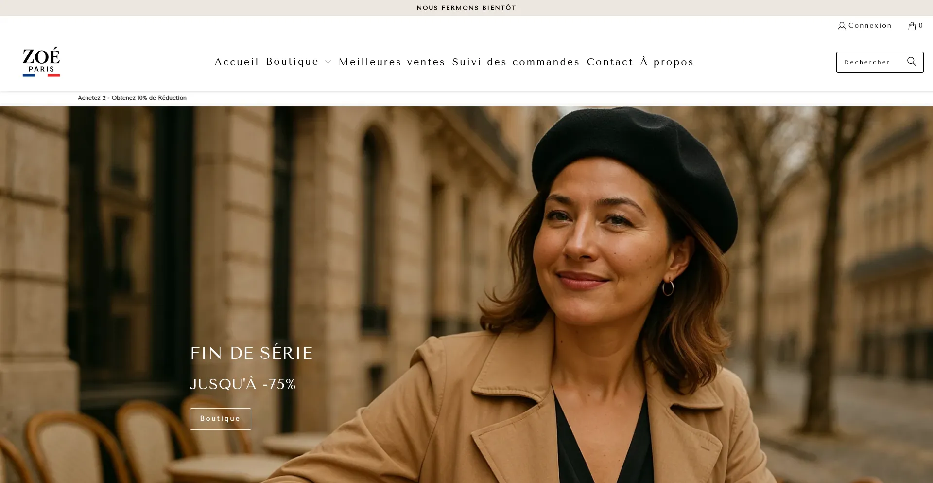 ¿És Seguro y Confiable Zoeparis.fr?