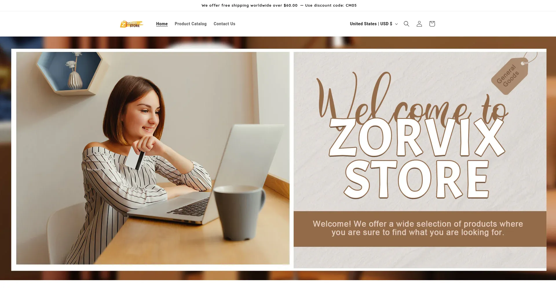 Zorvixstore.com Screenshot