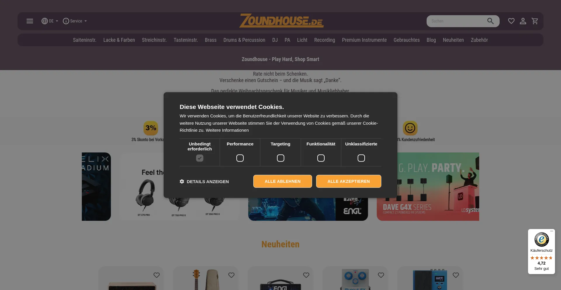 Zoundhouse.de