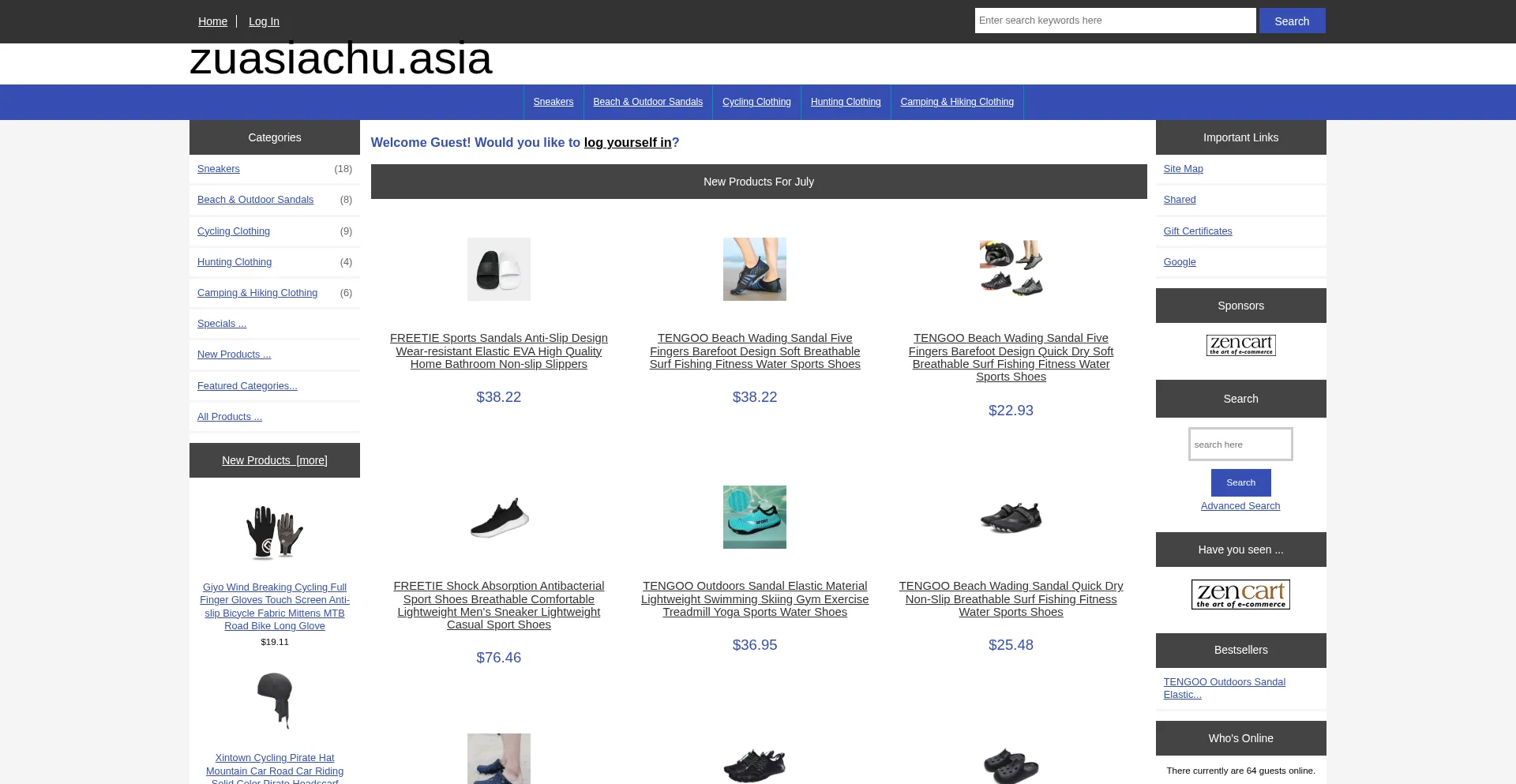 Website screenshot of Zuasiachu.asia