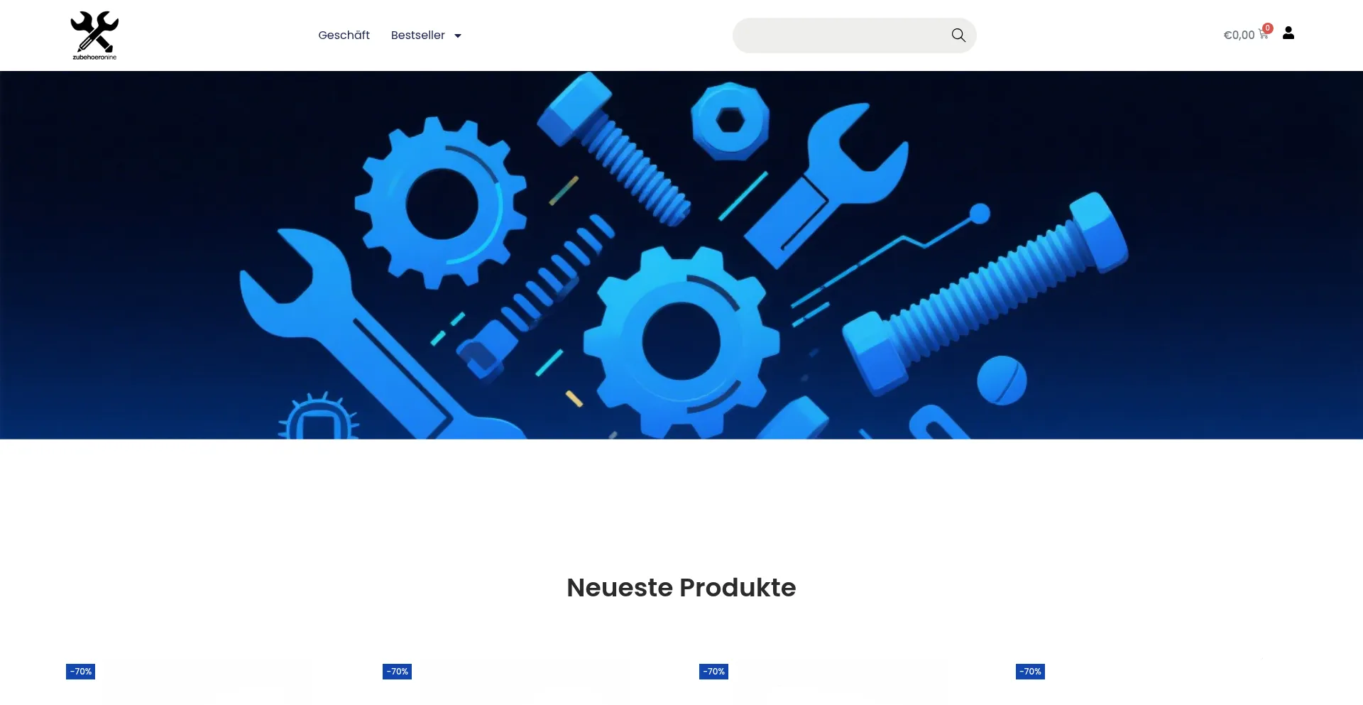 Zubehoeronline.com Screenshot