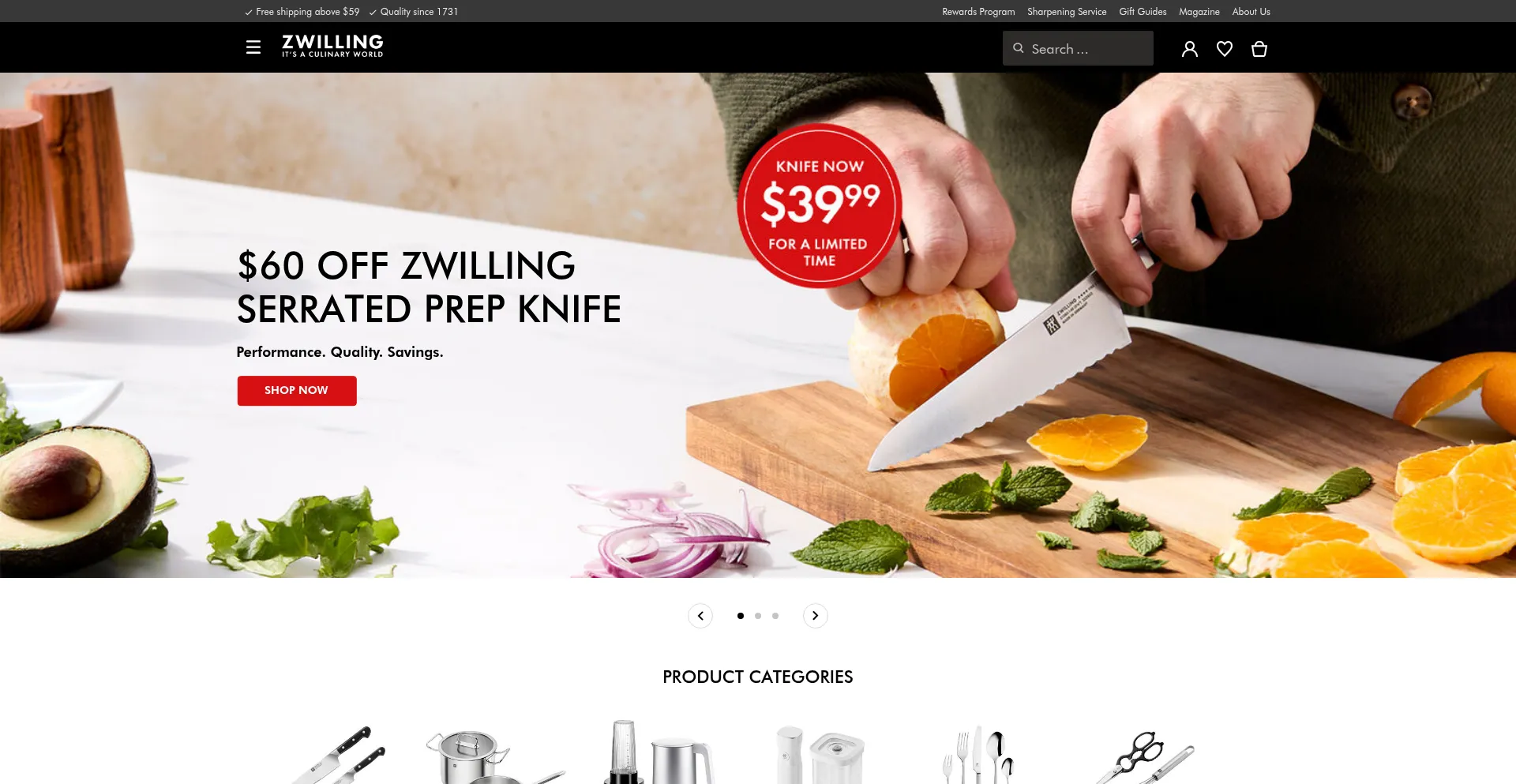 ¿És Seguro y Confiable Zwilling.com?
